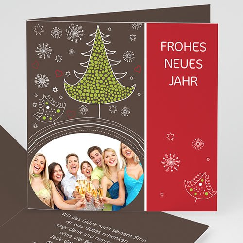 Weihnachtskarten - Tannen 3644