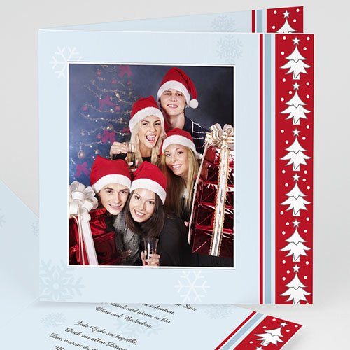 Weihnachtskarten - Tannenbaumfriese 3648