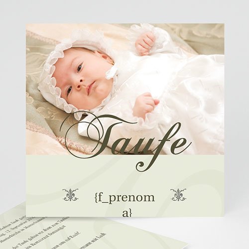 Einladungskarten Taufe Mädchen - Elly 3772