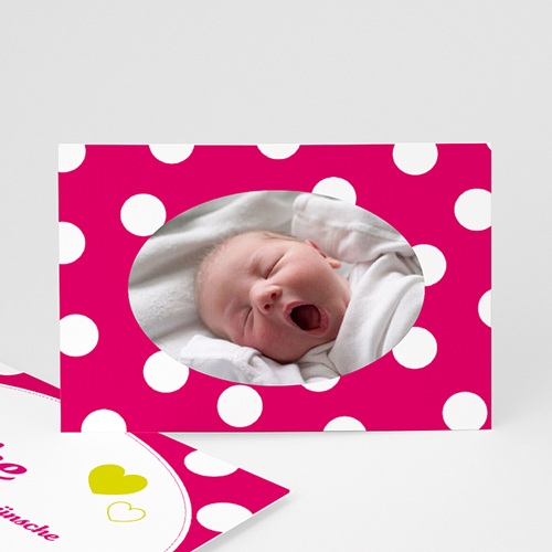 Dankeskarten Geburt Mädchen - Lilah 3796