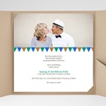 Hochzeitskarten Quadratisch Mosaikdesign