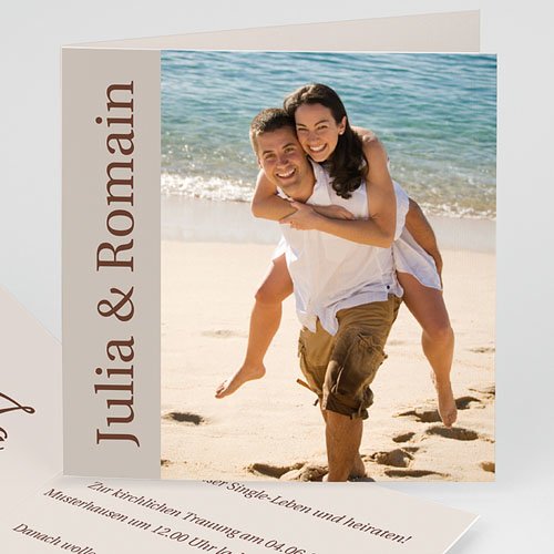 Hochzeitseinladungen modern - Jolanda 3968