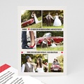 Danksagungskarten Hochzeit Vintage Red