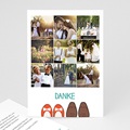 Dankeskarten Hochzeit Retro Look