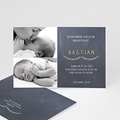 Geburtskarten für Jungen Kreidedesign baby