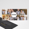 Danksagungskarten Hochzeit Tafeldesign