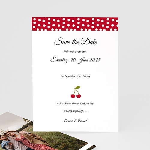 Save The Date - Rote Kirschen 42441