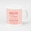 Personalisierte Fototassen Muttertag Die beste Mama