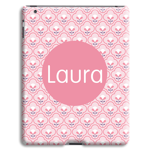 Case iPad 2 - Rosa Tapetenmuster 42877