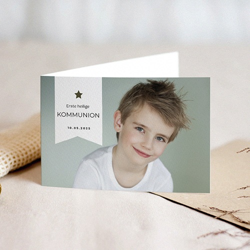 Einladungskarten Kommunion Jungen - Kommunionkind 43162