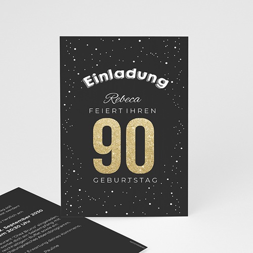 Runde Geburtstage - Goldene 90 43348