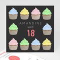 Erwachsener Einladungskarten Geburtstag Cup Cake