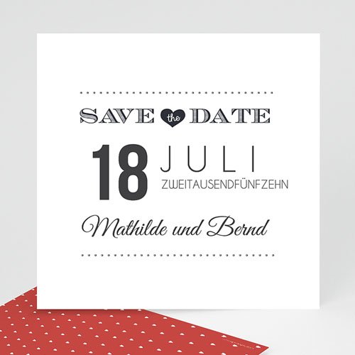 Save The Date - Antidater 43671