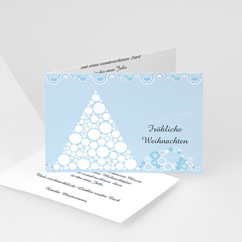 Weihnachtskarten - Schneepyramide 4406