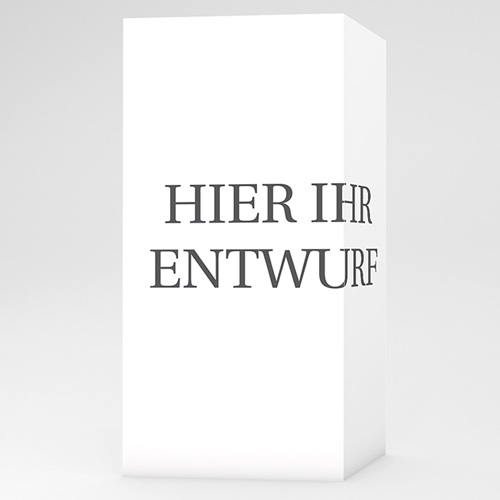 Menükarten Hochzeit - Blankokarte
