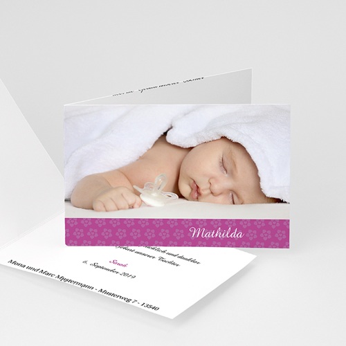 Geburtskarten für Mädchen - Delilah 4438