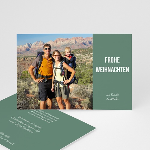 Weihnachtskarten - Zapfen 44442