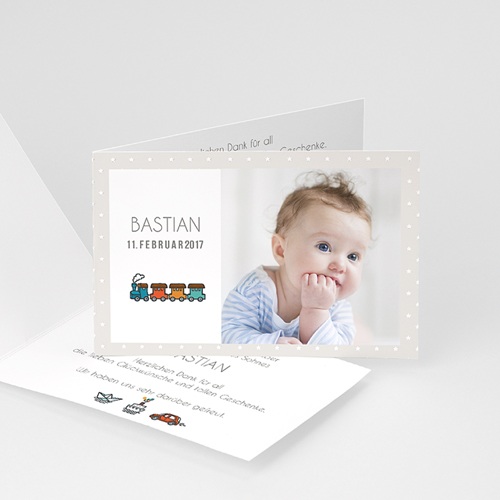 Babykarten für Jungen - Eisenbahn 44581