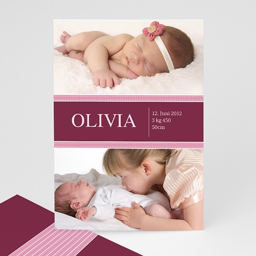 Geburtskarten für Mädchen - Olga 451