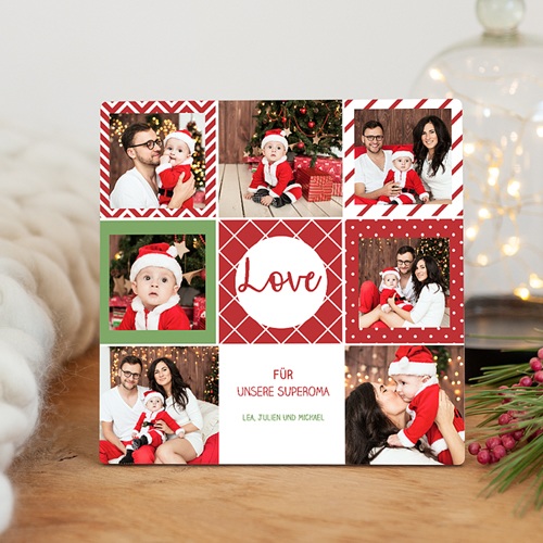 Fotorahmen - Pixel Weihnachten 45256