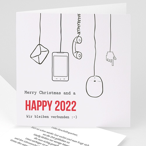Weihnachtskarten - Soziales Netz 45262