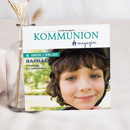 Einladungskarten Kommunion Jungen - Zeitschrift 45847