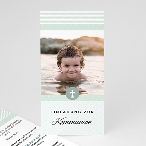 Einladungskarten Kommunion Jungen - Pauline 45859