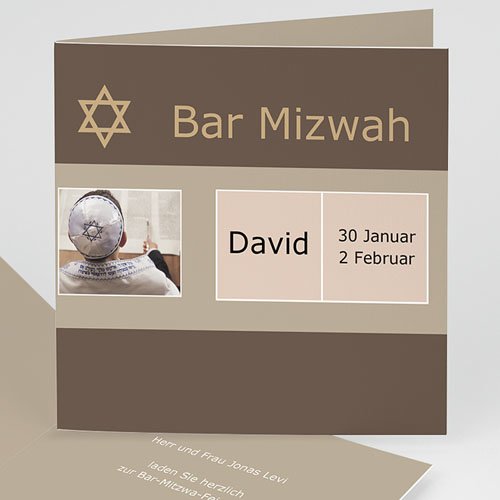 Bar Mitzwah Einladung - Jakob 4594