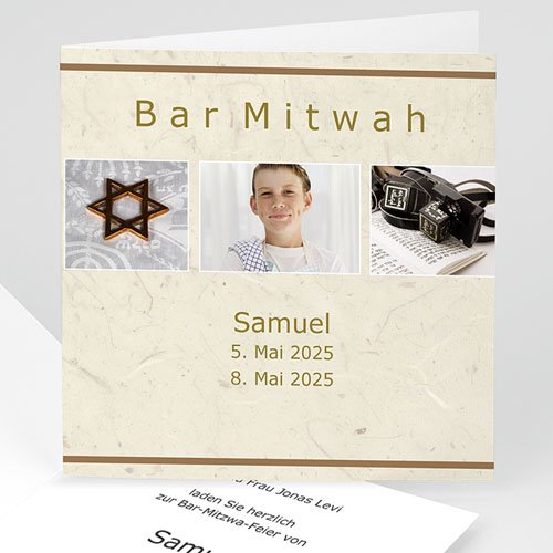 Bar Mitzwah Einladung - Aaron 4610