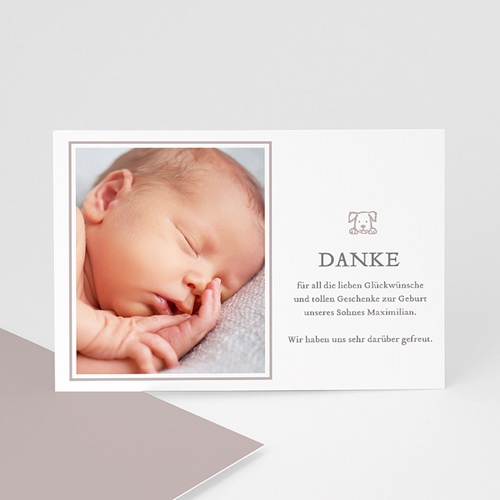 Dankeskarten Geburt Jungen - Moritz 46866