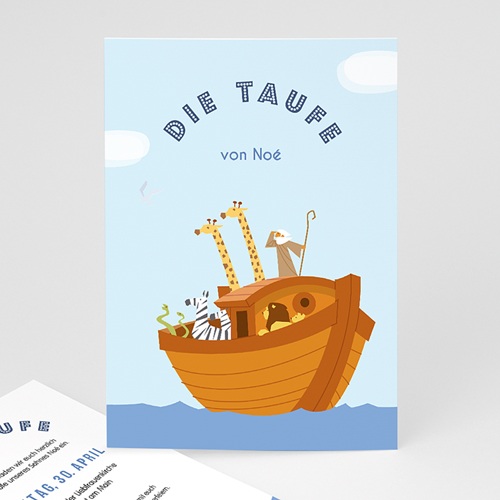 Einladungskarten Taufe Jungen - Mose 46921