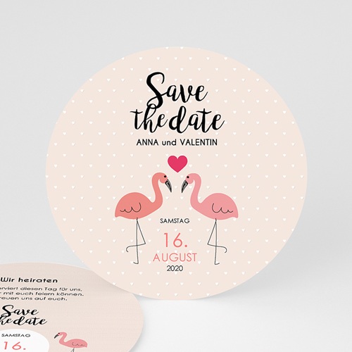 Save The Date - Flamingos 47307