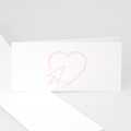 Blanko Hochzeitseinladungen 20.8 cm x 9.9 cm