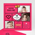 Geburtskarten für Mädchen Super Girl