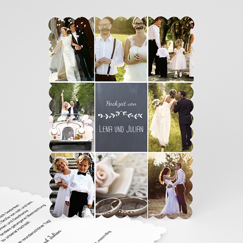 Alle Dankeskarten Hochzeit - Blumenkrone