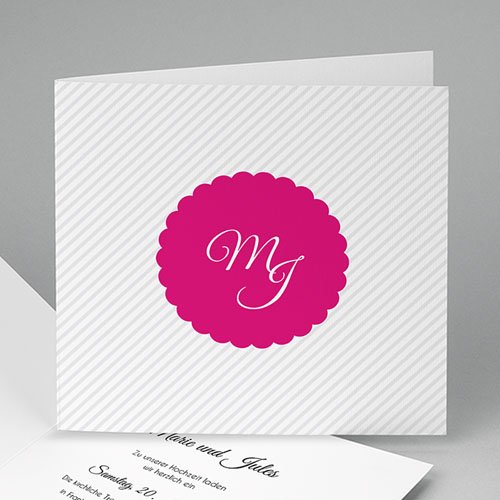 Hochzeitseinladungen modern - Moderne 49031