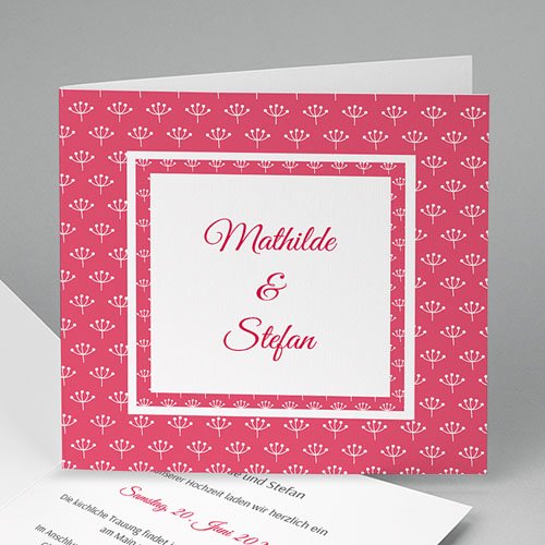 Hochzeitseinladungen modern - Paola Flowers 49067