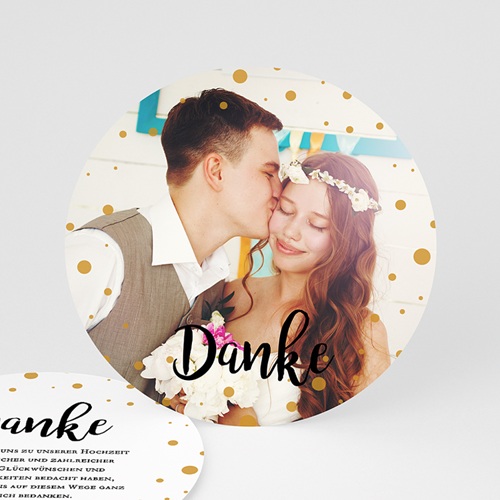 Alle Dankeskarten Hochzeit - Glam
