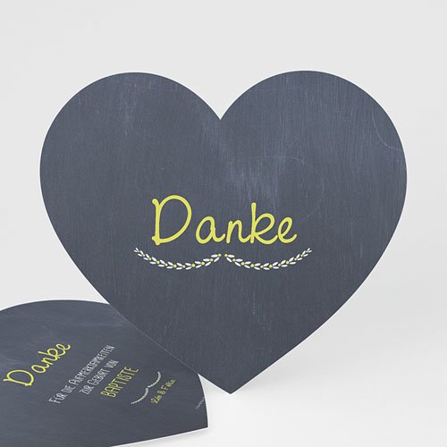 Dankeskarten Geburt Jungen - Tafelkreide 49645