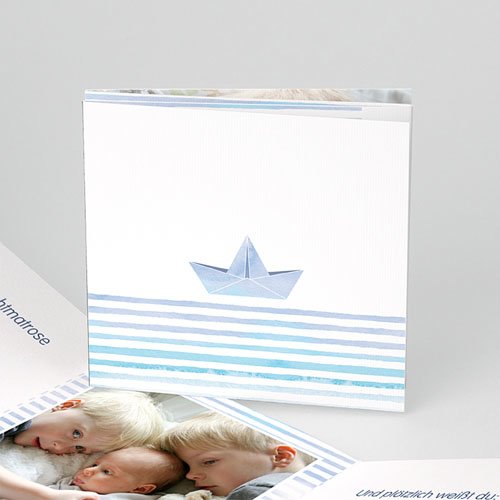 Babykarten für Jungen - Matrosenbaby 49877