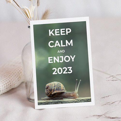 Weihnachtskarten - Keep Calm 49976