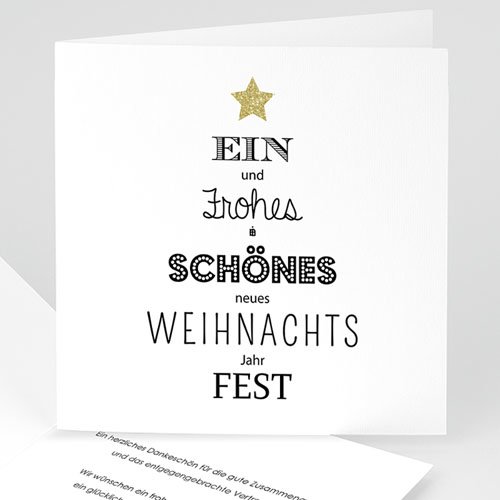 Weihnachtskarten - Best wishes 50160