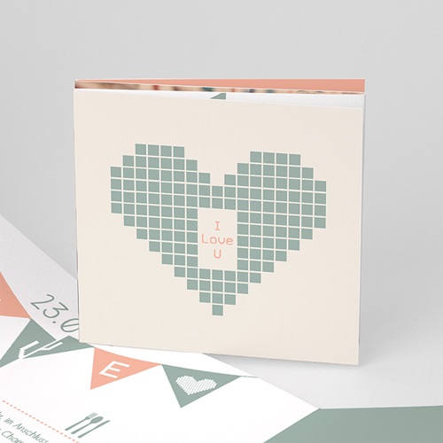 Hochzeitseinladungen modern - Electronic 50238