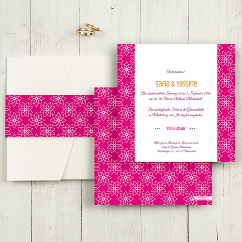Hochzeitskarten Quadratisch - Tamana 50367