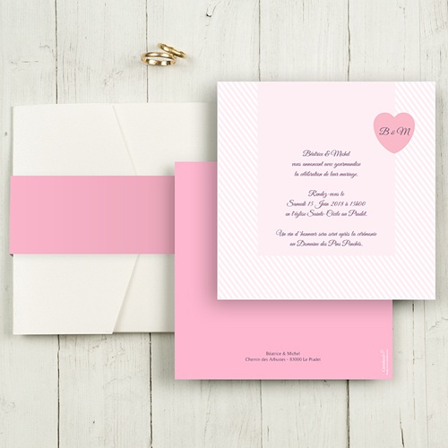 Hochzeitskarten Quadratisch - Fresh 50436