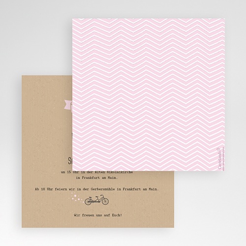 Hochzeitskarten Quadratisch - Love in Paris 50492