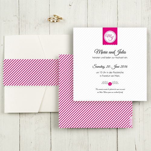 Hochzeitskarten Quadratisch - Just us 50506