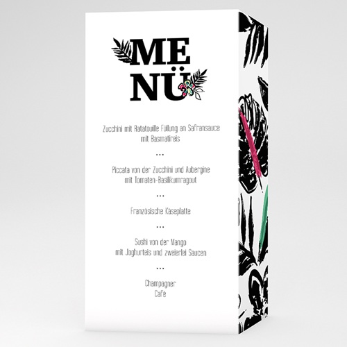 Menükarten Hochzeit - Natur 50597