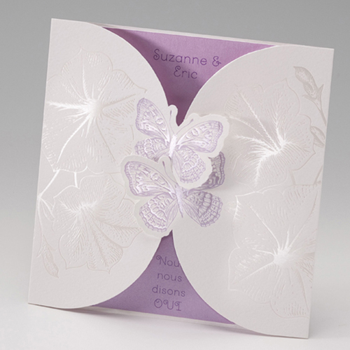 Hochzeitseinladungen traditionell - Verspielter Charme 50659