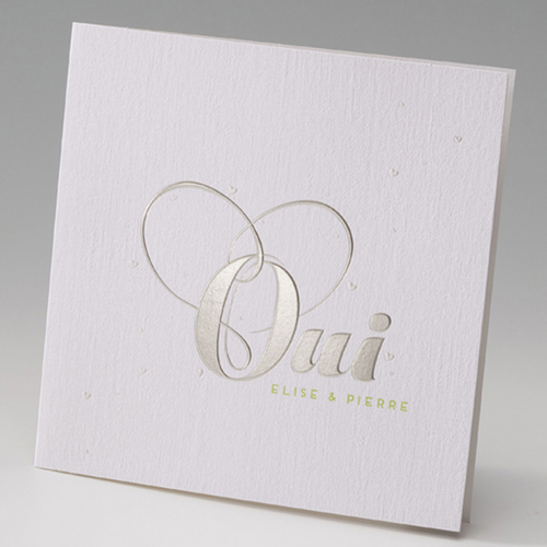 Hochzeitseinladungen traditionell - Ja Wort 50680
